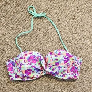 NWOT | Floral bikini top